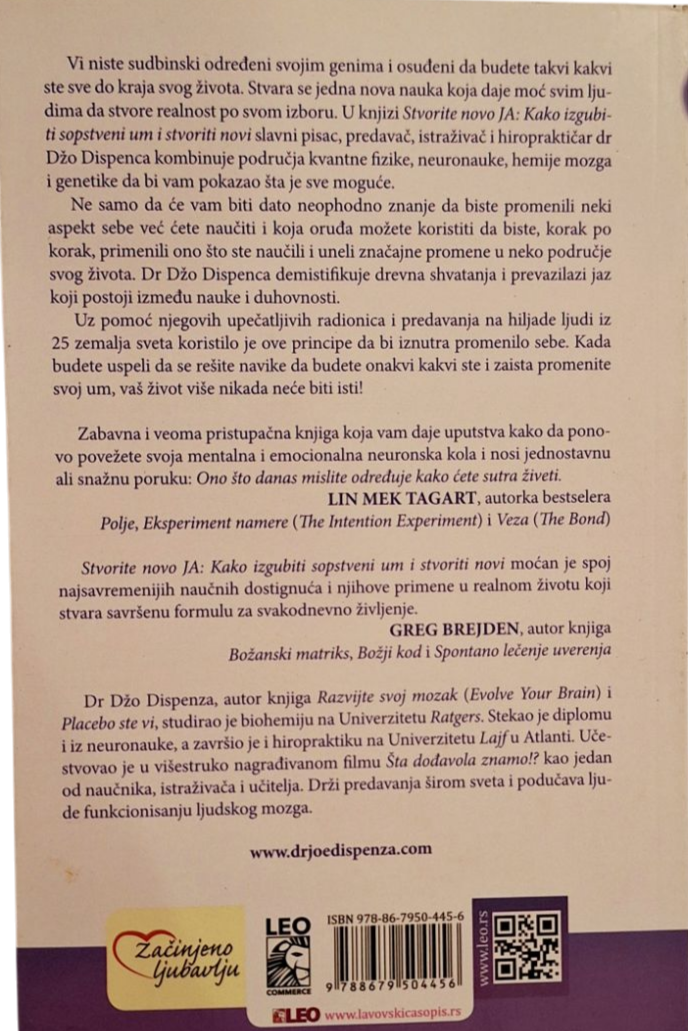 Stvorite novo JA - Džo Dispenca