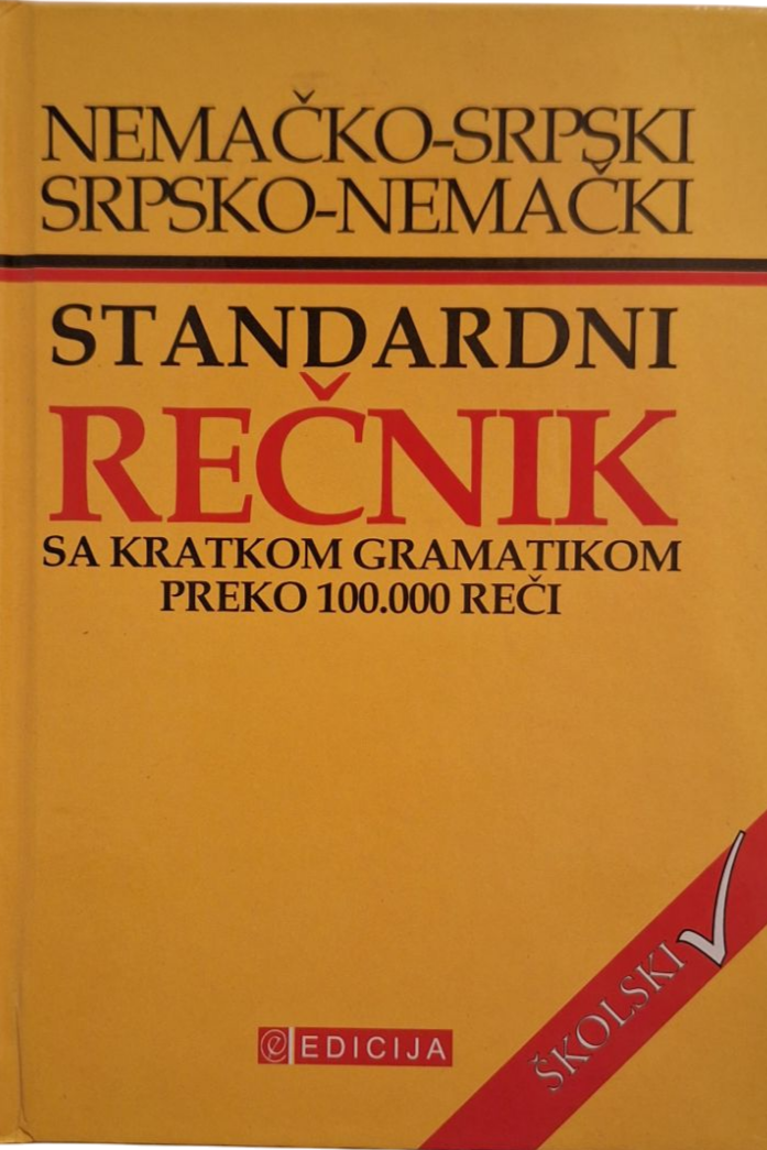 Nemačko-Srpski Standardni rečnik