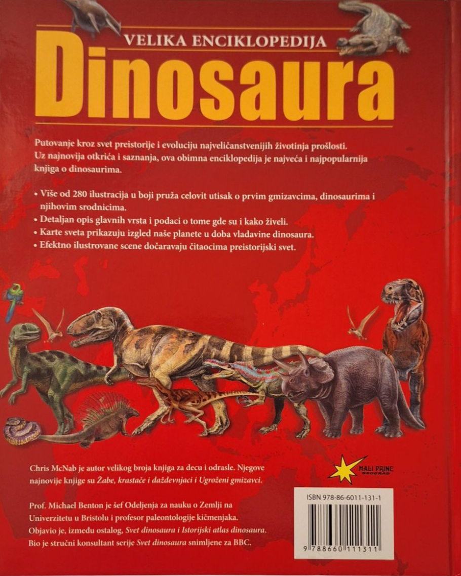 Velika Enciklopedija Dinosaurusa i Praistorijskih Gmizavaca