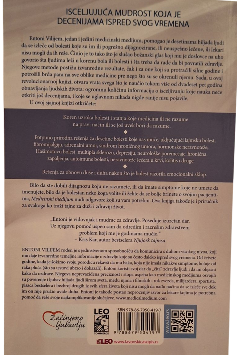Medicinski medijum - Entoni Vilijem