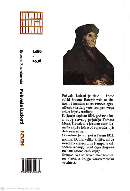 Pohvala ludosti - Erazmo Roterdamski